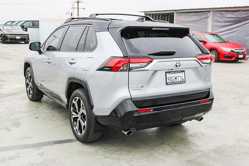 Silver Sky Metallic/Midnight Black Metallic 2022 Toyota RAV4 Prime XSE