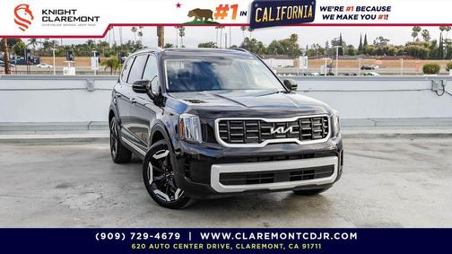 Ebony Black 2025 Kia Telluride S