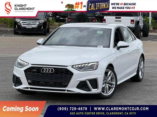 Arkona White 2024 Audi A4 45 S line Premium Plus
