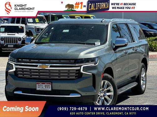 Silver Sage Metallic 2023 Chevrolet Suburban Premier