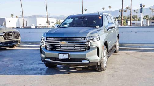 Silver Sage Metallic 2023 Chevrolet Suburban Premier