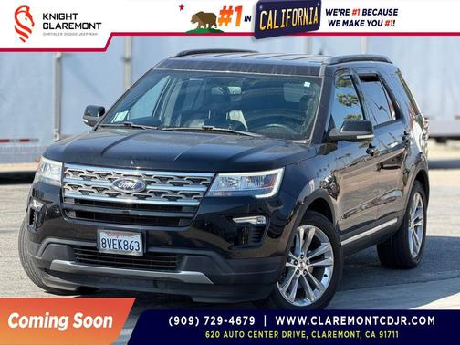 SHADOW BLACK 2018 Ford Explorer XLT