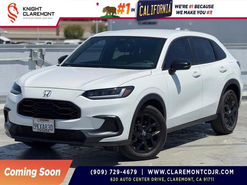 Platinum White Pearl 2024 Honda HR-V Sport