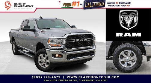 Billet Silver Metallic Clearcoat 2022 RAM 2500 Big Horn Crew Cab 4x4 6'4' Box