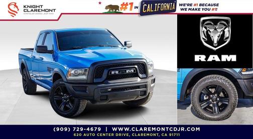 Hydro Blue Pearlcoat 2021 RAM 1500 Classic Warlock Quad Cab 4x2 6'4' Box