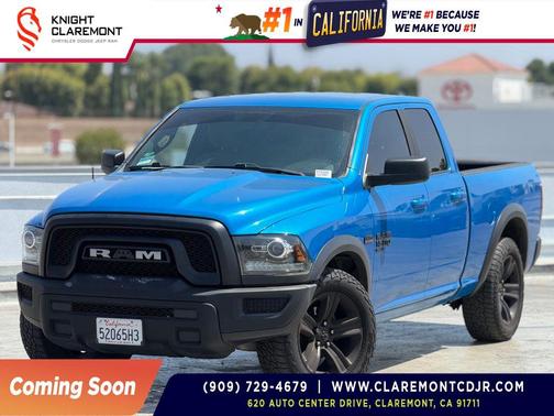 Hydro Blue Pearlcoat 2021 RAM 1500 Classic Warlock Quad Cab 4x2 6'4' Box