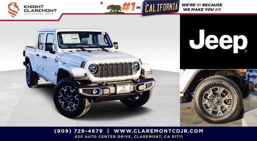 Bright White Clearcoat 2026 Jeep Gladiator Sahara 4x4