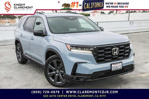 Sonic Gray Pearl 2025 Honda Pilot Sport