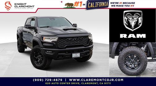 Diamond Black Crystal Pearlcoat 2026 RAM 1500 RHO Crew Cab 4x4 5'7' Box