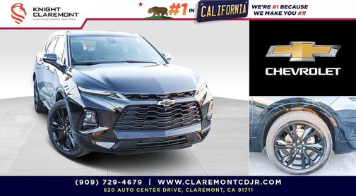 Black 2022 Chevrolet Blazer RS