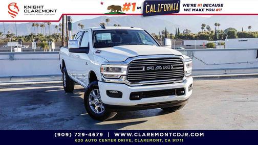 Bright White Clearcoat 2024 RAM 2500 Laramie Crew Cab 4x4 6'4' Box