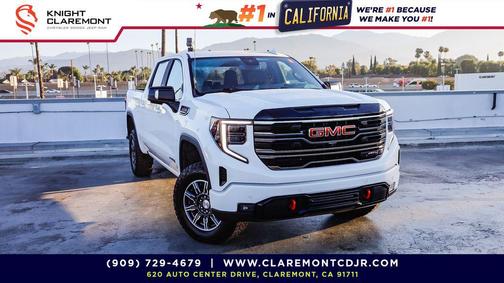Summit White 2025 GMC Sierra 1500 AT4