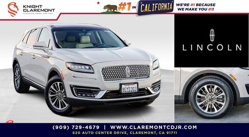 2019 Lincoln Nautilus Select