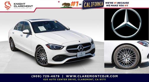 Polar White 2025 Mercedes-Benz C-Class C 300 4MATIC