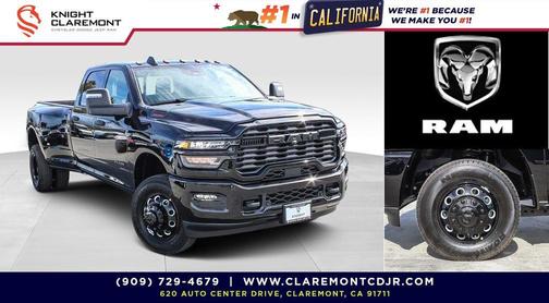 Diamond Black Crystal Pearlcoat 2026 RAM 3500 Big Horn Crew Cab 4x4 8' Box