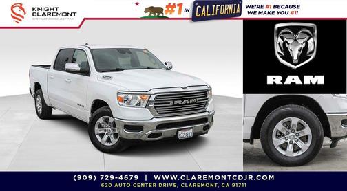 Bright White Clearcoat 2024 RAM 1500 Laramie