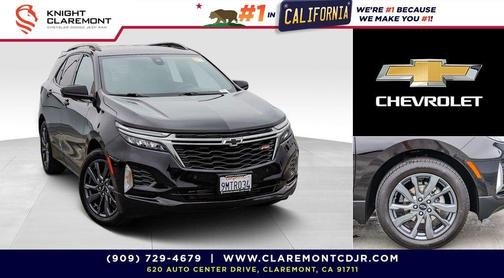 Mosaic Black Metallic 2022 Chevrolet Equinox FWD RS