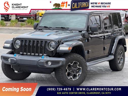 Black Clearcoat 2023 Jeep Wrangler 4xe Rubicon