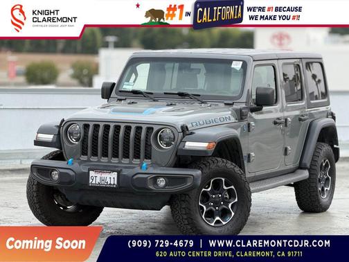 Sting-Gray Clearcoat 2023 Jeep Wrangler 4xe Rubicon