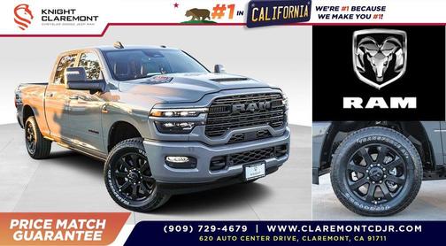 Ceramic Gray Clearcoat 2026 RAM 2500 Laramie Crew Cab 4x4 6'4' Box