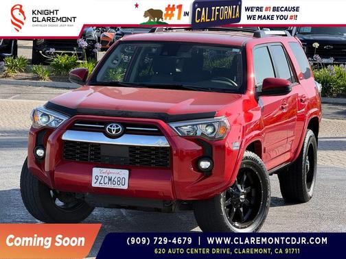 Barcelona Red Metallic 2022 Toyota 4Runner SR5