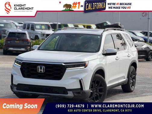 Platinum White Pearl 2025 Honda Pilot Touring 8-Passenger