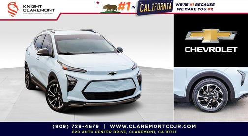 Ice Blue Metallic 2022 Chevrolet Bolt EUV FWD Premier