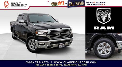 Diamond Black Crystal Pearlcoat 2022 RAM 1500 Laramie