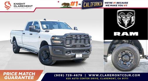Bright White Clearcoat 2026 RAM 2500 Tradesman Crew Cab 4x4 8' Box