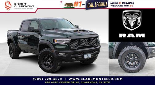 Serrano Green Metallic 2026 RAM 1500 RHO Crew Cab 4x4 5'7' Box