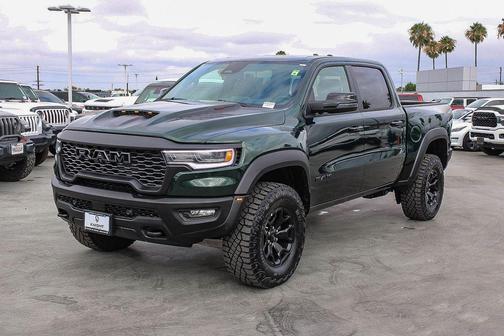 Serrano Green Metallic 2026 RAM 1500 RHO Crew Cab 4x4 5'7' Box