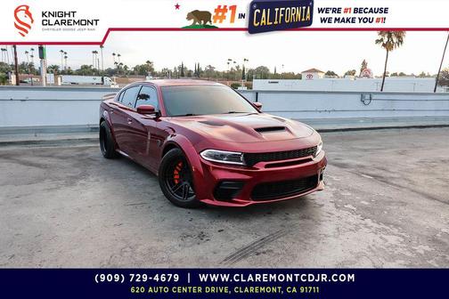 Octane Red Pearlcoat 2022 Dodge Charger SRT Hellcat