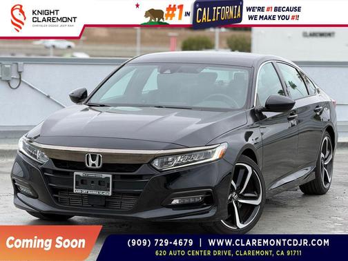 Crystal Black Pearl 2019 Honda Accord Sport