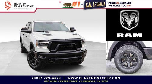 Bright White Clearcoat 2024 RAM 1500 Rebel