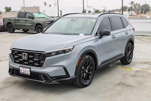 Gray 2024 Honda CR-V Hybrid Sport FWD