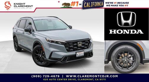 Gray 2024 Honda CR-V Hybrid Sport FWD