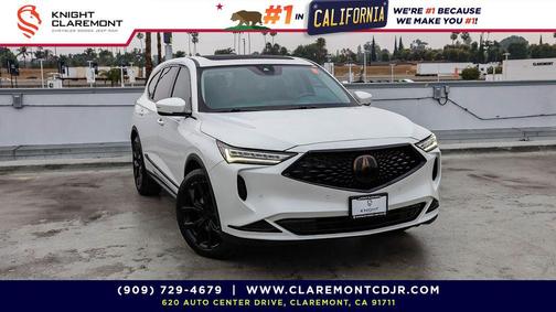 Platinum White Pearl 2022 Acura MDX Technology Package