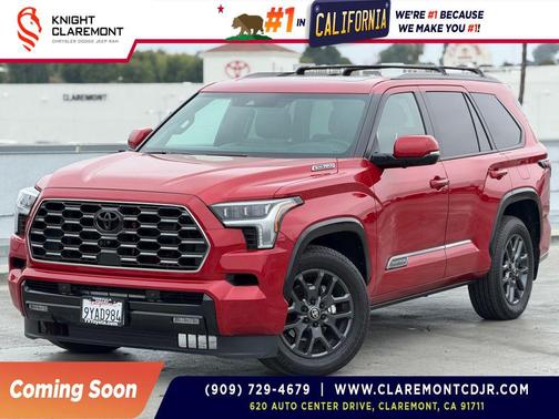 Supersonic Red 2026 Toyota Sequoia Platinum