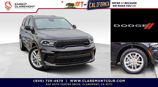 DB Black Clearcoat 2024 Dodge Durango GT Plus