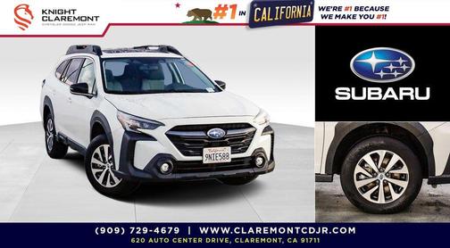 Crystal White Pearl 2025 Subaru Outback Premium