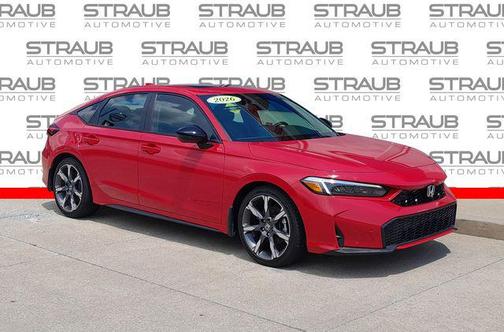 Rallye Red 2026 Honda Civic Hybrid Sport Touring