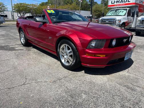 BURGUNDY 2005 Ford Mustang GT