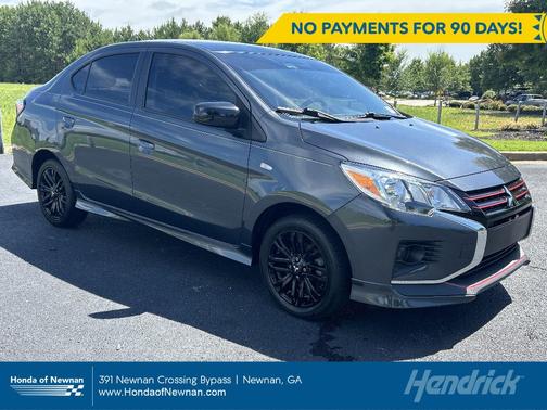 Graphite Gray Metallic 2024 Mitsubishi Mirage G4 Black Edition