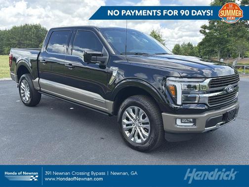 Agate Black Metallic 2025 Ford F-150 King Ranch