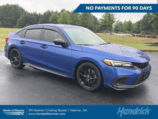 Aegean Blue Metallic 2023 Honda Civic Si Base