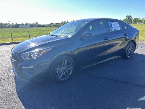 Aurora Black 2021 Kia Forte GT-Line