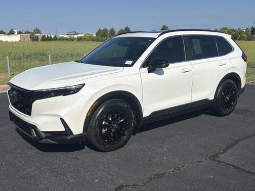 Platinum White Pearl 2024 Honda CR-V Hybrid Sport-L