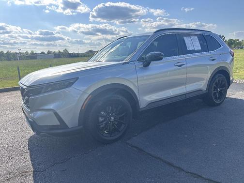 Lunar Silver Metallic 2024 Honda CR-V Hybrid Sport-L