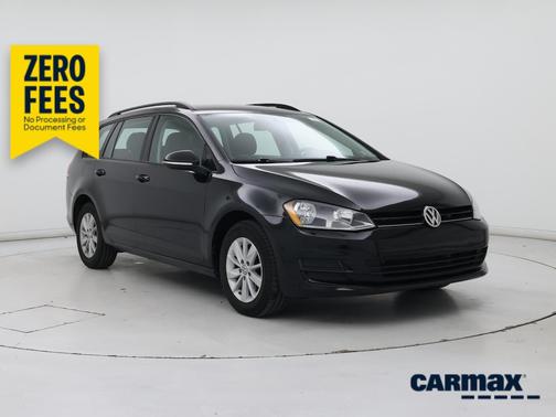 Black 2016 Volkswagen Golf S