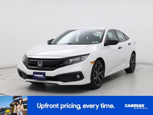 White 2020 Honda Civic Sport